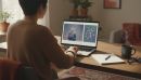 Online-Live-Demo am Laptop im Homeoffice