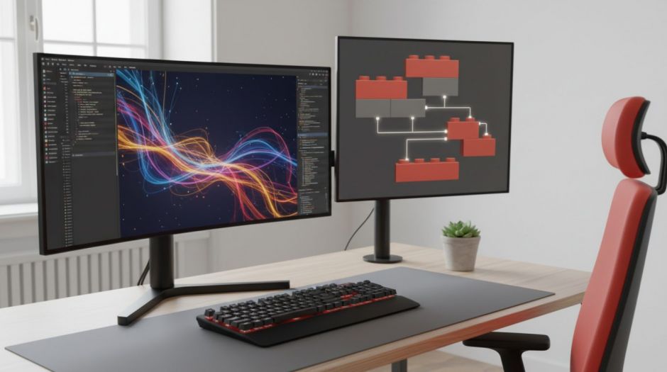 Entwicklung von Web-Funktionen: Code-Editor und modulare Komponenten
