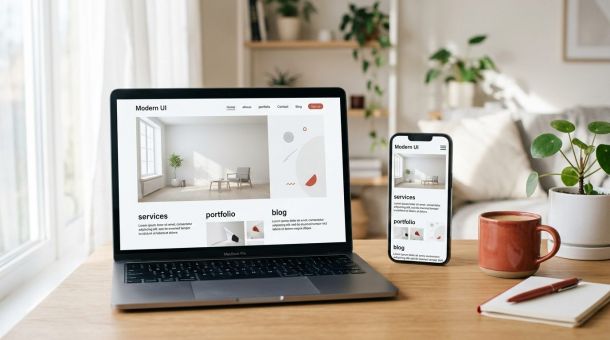 Kombi-Aktion: Website auf Laptop und Smartphone